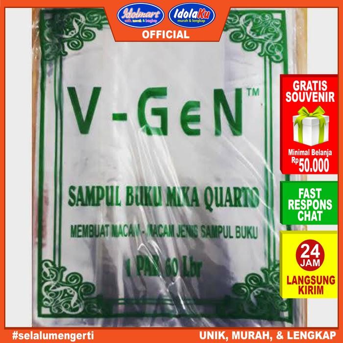 

New IDOLMART Sampul Mika Quarto Boxy Sampul Plastik Tebal Quarto isi 10 l