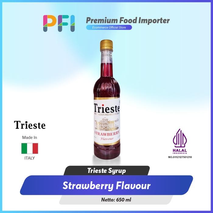 Pilihan- Trieste Syrup Strawberry Flavour 650Ml - Sirup Strawberry