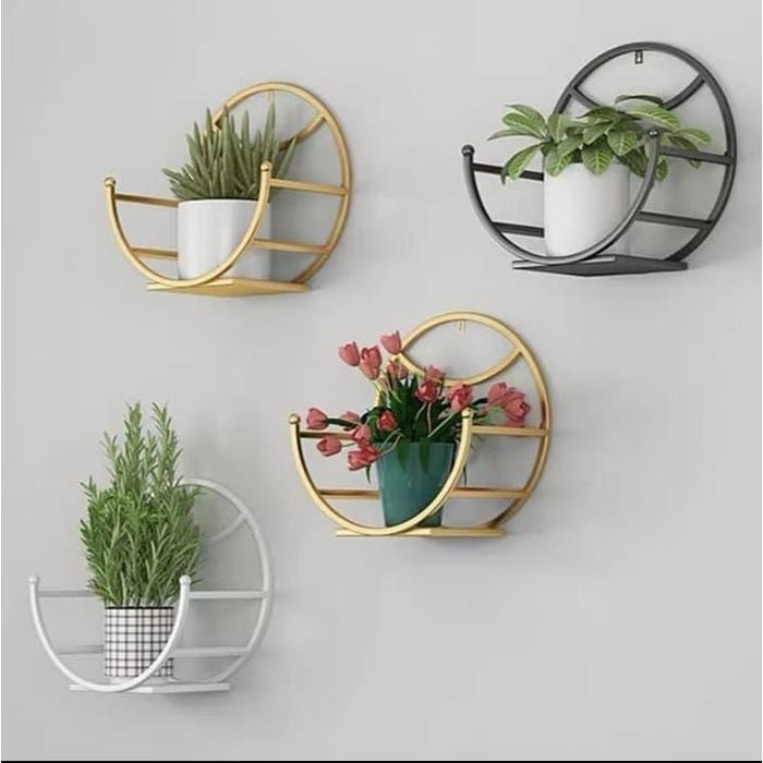 

New Rak Bunga Dinding Besi Murah minimalis aistetic