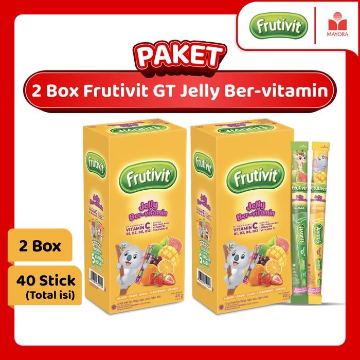 

Stok Baru Paket 2 Box Frutivit GT Jelly Ber-vitamin