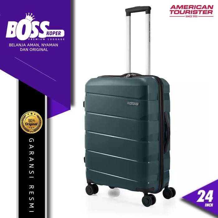 Koper 24 Inch American Tourister Hardcase Pp Medium Tsa Lock Original