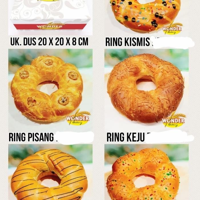 

Pilihan- Roti Ring Besar Wonder Bakery - Aneka Isian
