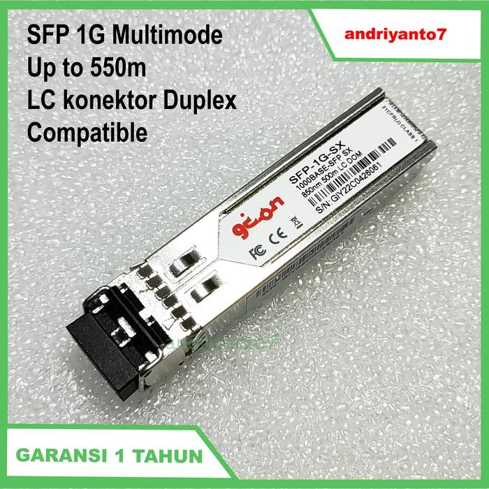 Pilihan- Sfp 1G 300M Multimode Compatible Ubiquiti Unifi Netgear Edgecore