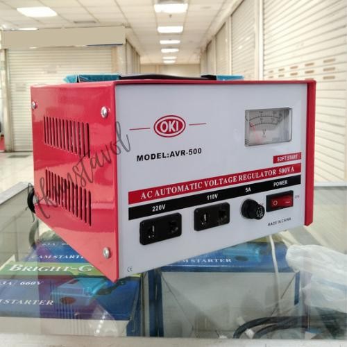 Mantab Stavolt Oki Avr/Svc-500Va - Stabilizer Listrik Oki 500 Watt Terlariss 