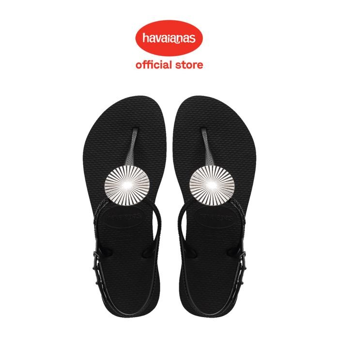 Pilihan- Havaianas 0090 Twist Metal - Black - Sandal Wanita