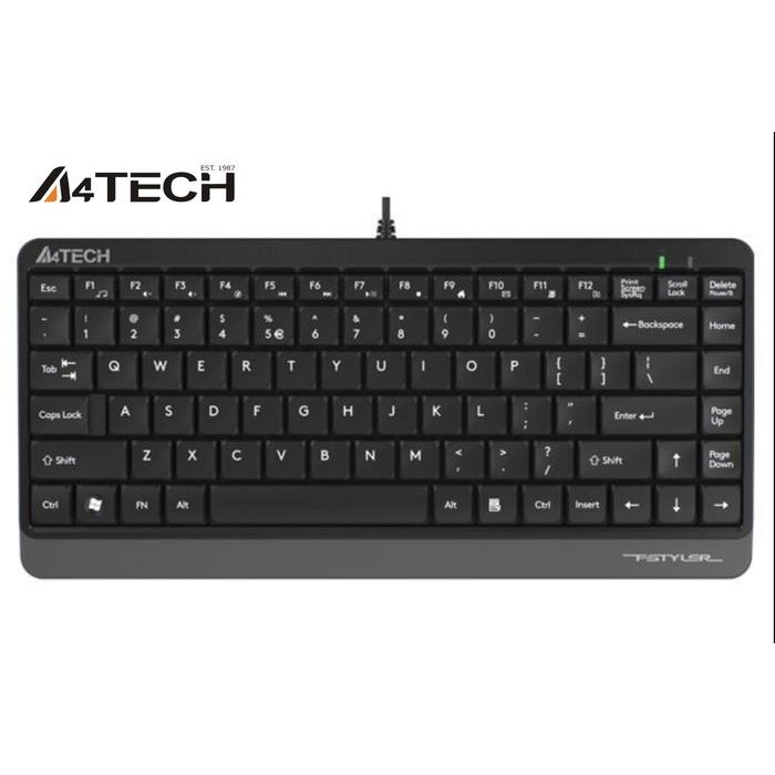 TERMURAH A4TECH FK-11 WIRED COMPACT KEYBOARD USB FSTYLER READY STOCK