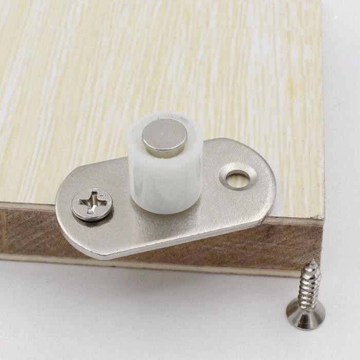 2pcs Roda Bawah Rel Pintu Sleding Penahan Geser Sliding Stainless Steel