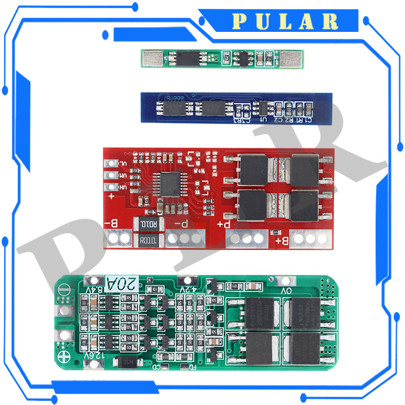 1pcs 1S 2S 3S 4S 3A 20A 30A Li-ion Lithium Battery 18650 Charger PCB BMS Protection Board For Drill