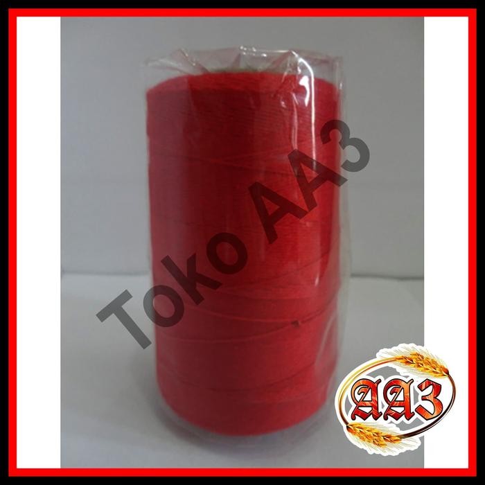 tokokarungaa3 Benang jahit karung plastik beras warna merah tua