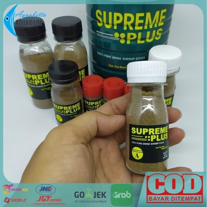 ARTEMIA SUPREME PLUS REPACK 40GR GOLDEN WEST PAKAN BURAYAK CUPANG GUPY