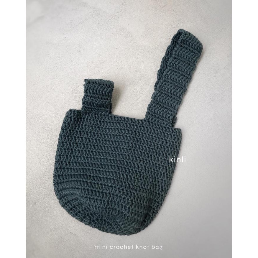 Mini Japanese Crochet Knot Bag Handmade Tas Rajut Amigurumi