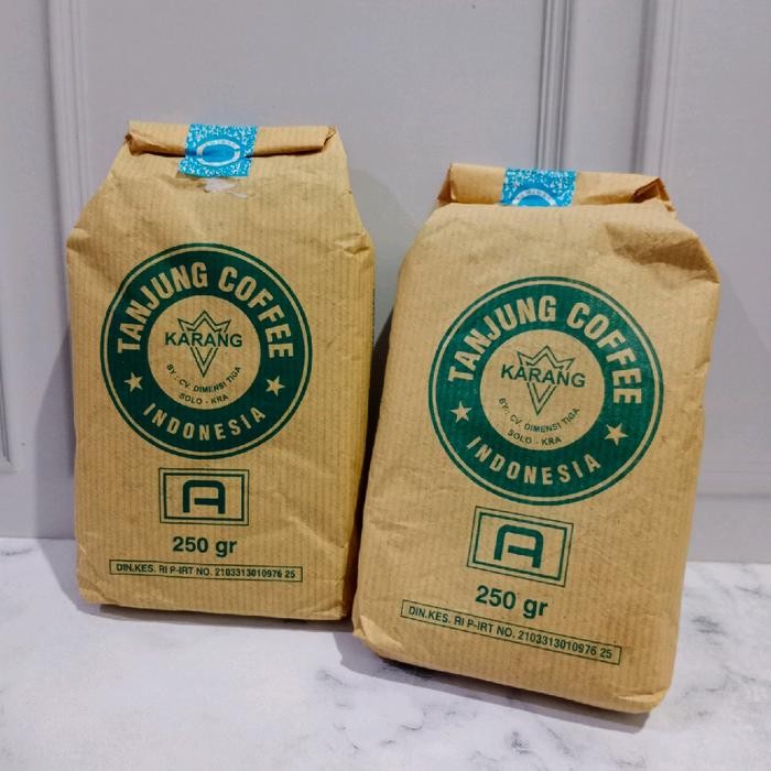 PROMO  Kopi TANJUNG ARABIKA 250 gram / TANJUNG COFFEE ARABICA /KOPI HITAM Black
