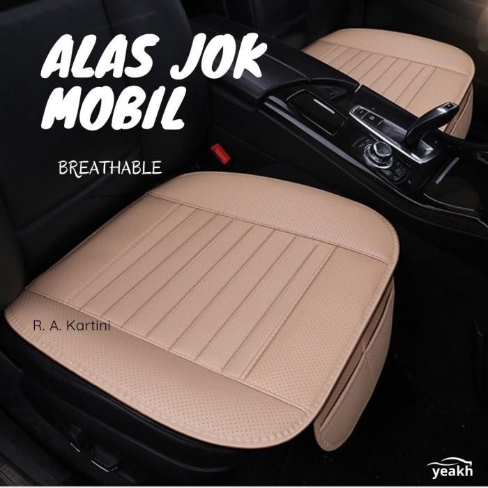 ASLI Cover Jok Kursi Mobil Bahan Kulit Alas Duduk-ALAS JOK MOBIL BREATHABLE Car READY STOCK
