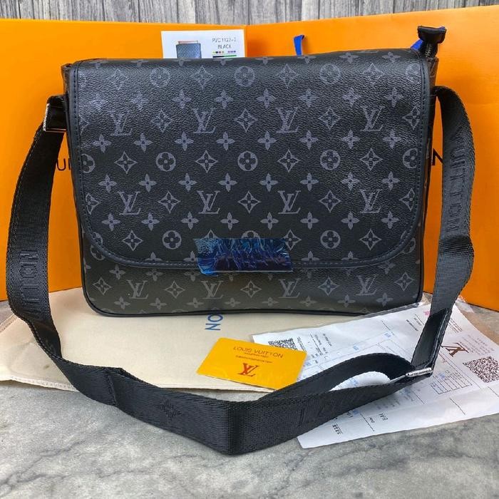 Hemat Tas Selempang Messenger Bag Pria Lv00915 Eclipse Miror Terlariss 