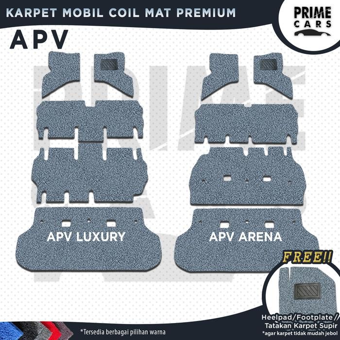 Karpet Mobil Coil Mat APV all type - Full set - Coil Mat