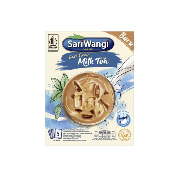SARIWANGI EARL GREY MILK TEA 5X22 GR