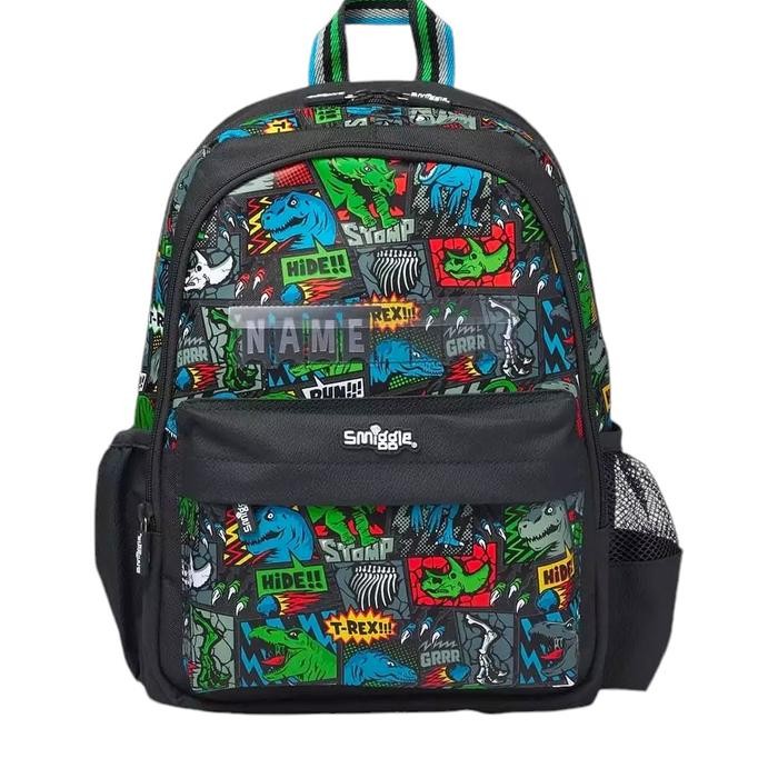 SMIGGLE JUNIOR TK DINOSAURUS COSTUM NAME ADA 8 HURUF Fashion Tas Anak