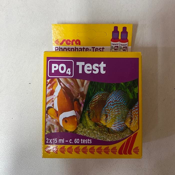 Sera Test Po4 Untuk Mengukur Kadar Phosphate Dalam Aquarium Air Tawar Dan Laut
