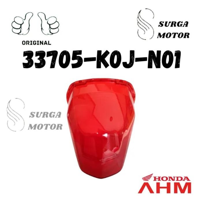 ORIGINAL Mika Stop Stoplamp Kaca Lampu Belakang GENIO ASLI HONDA A SurgaMotor Sepeda Motor