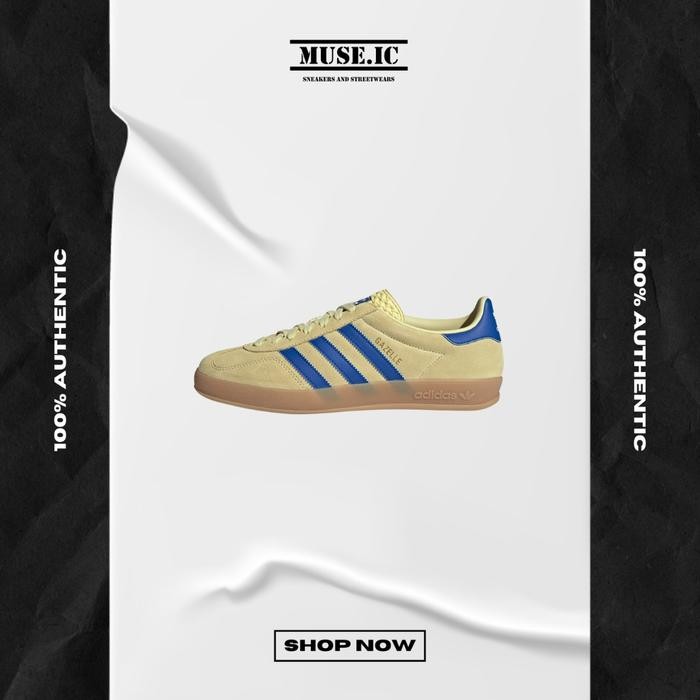 Gazelle Indoor Powder Yellow Royal Blue