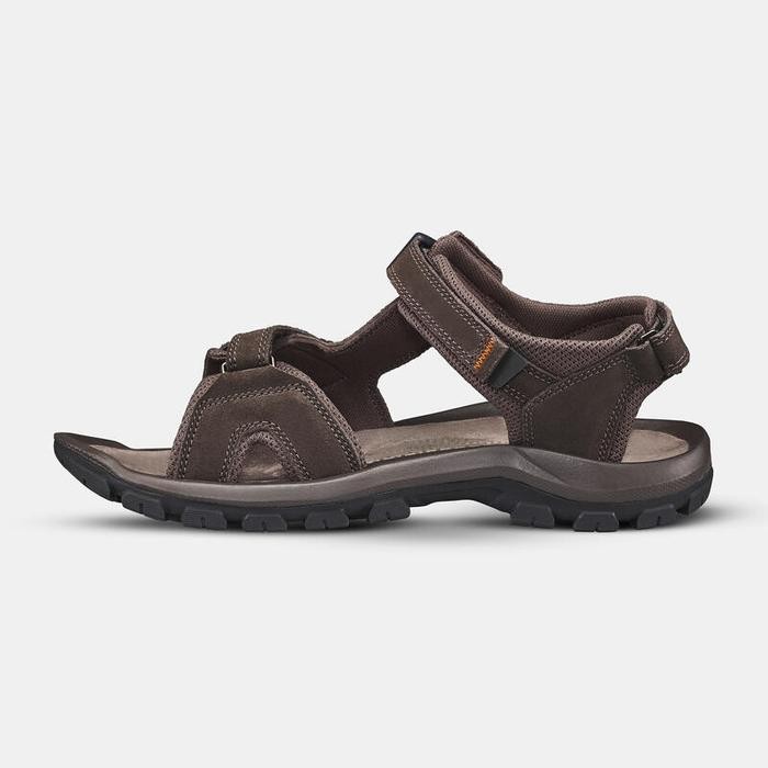 Decathlon QUECHUA Sendal Hiking Kulit Pria NH120 Sandal Hiking Pria NH120 - 8583436