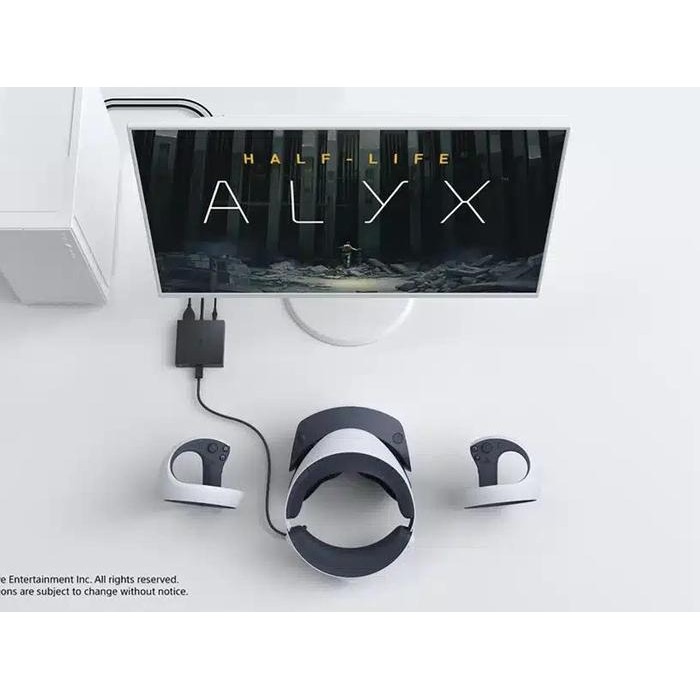 Sony PlayStation VR2 PC Adapter untuk Windows 10/11 dengan Bluetooth 4.0 dan DisplayPort 1.4