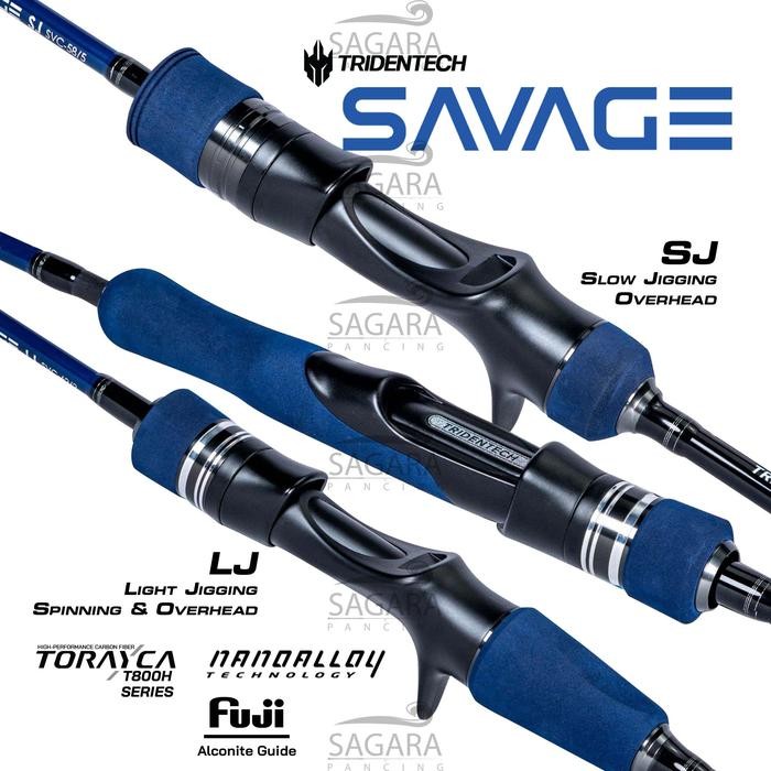 Joran Tridentech Savage Joran Jigging Joran Casting Joran Dasaran Ring Sudah Fuji