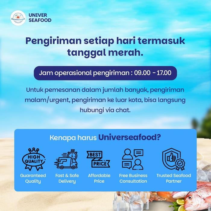 Segar&amanah- Baby Crab Mentah/Frozen/Kukus 1Kg