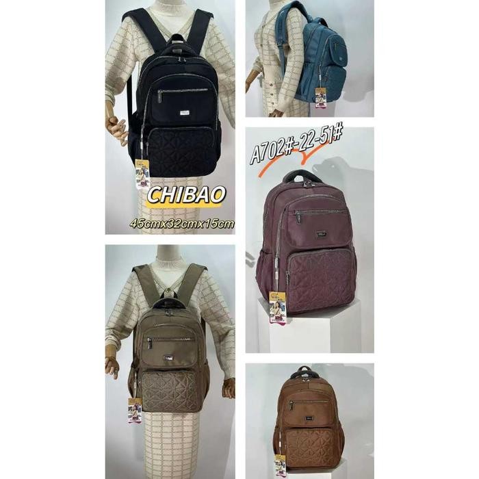 ASLI Tas Ransel Jumbo Laptop Chibao CB 702-22-35 READY STOCK