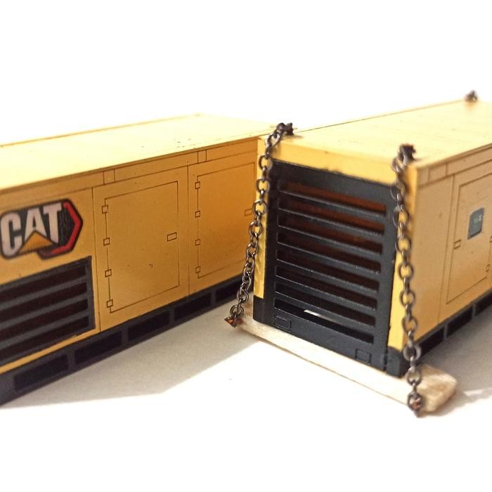Genset CAT skala 1:87 dan skala 1:64