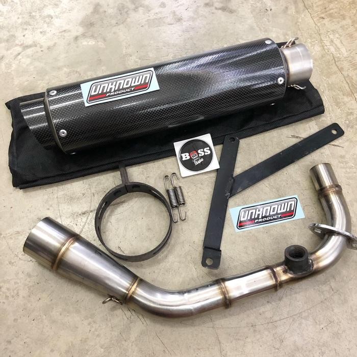 ASLI Knalpot Unknown Falcon Speciale Fullsytem Vespa Sprint Primavera S LX READY STOCK