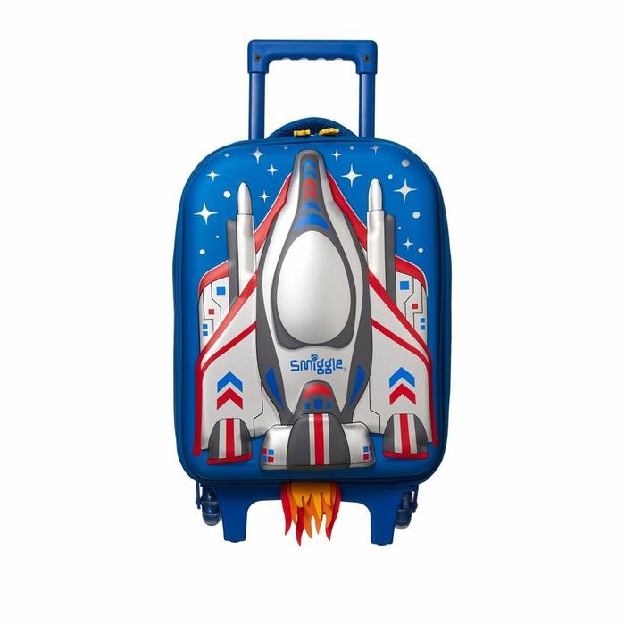 SIAPKIRIM Smiggle Trolley Bag Rocket hardtop READY STOCK