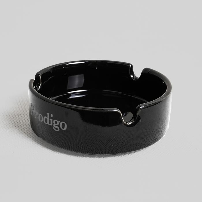 GGYc- Asbak Keramik Glossy Grafir Ashtray Hitam Prodigo Basic