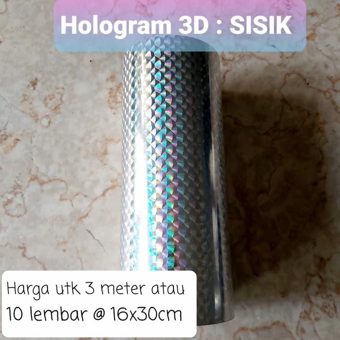 DUniaPancingan- Hot Stamping Foil Hologram Transfer Metal Jig Lure