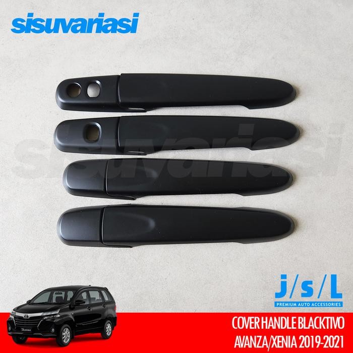 Ready Cover Door Handle Pegangan Pintu Avanza Xenia 2019 2020 2021 Aksesoris Mobil Chrome & Hitam