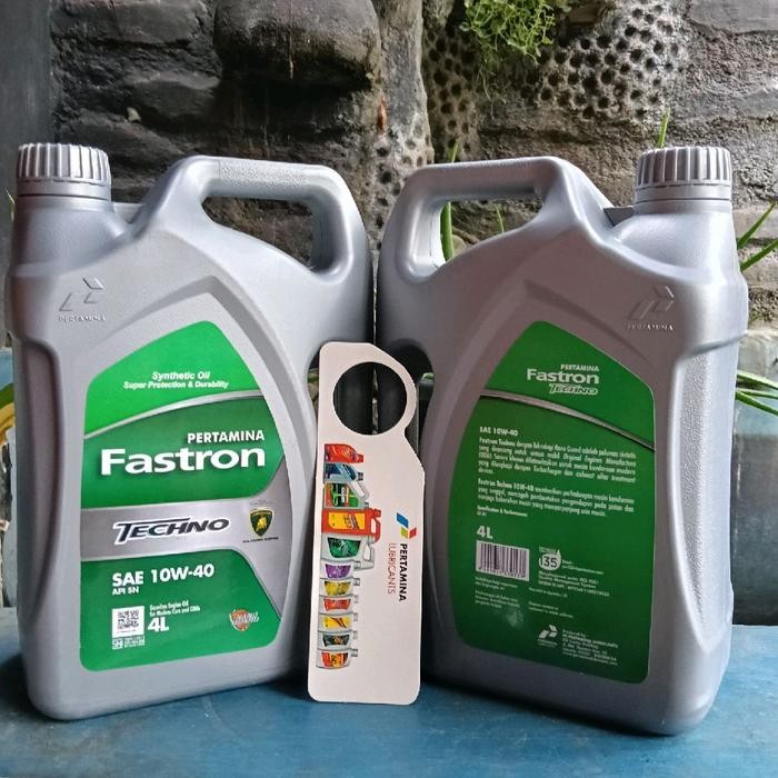 Oli mobil Pertamina Fastron techno 10W-40 syintetic oil 4Liter