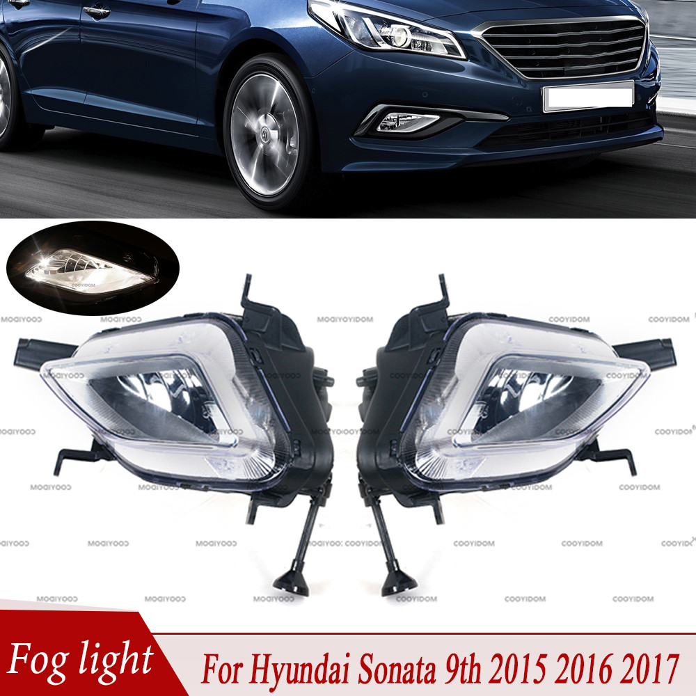 Fog Light Front Bumper Head Light ABS Car Driving Light Fog Lamp