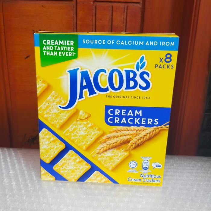 ORIGINAL jacobs crackers original Biscuit isi 8pek biskuit gandum wholegrain