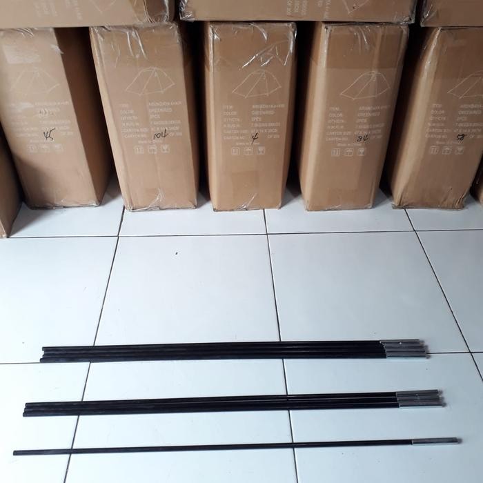 frem tenda fiber fream tiang tulang rangka tenda besi anak
