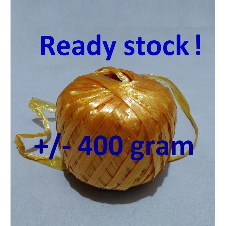 New New Tali Plastik Rafia Warna Orange Gulungan Besar ikat jahit karung oren