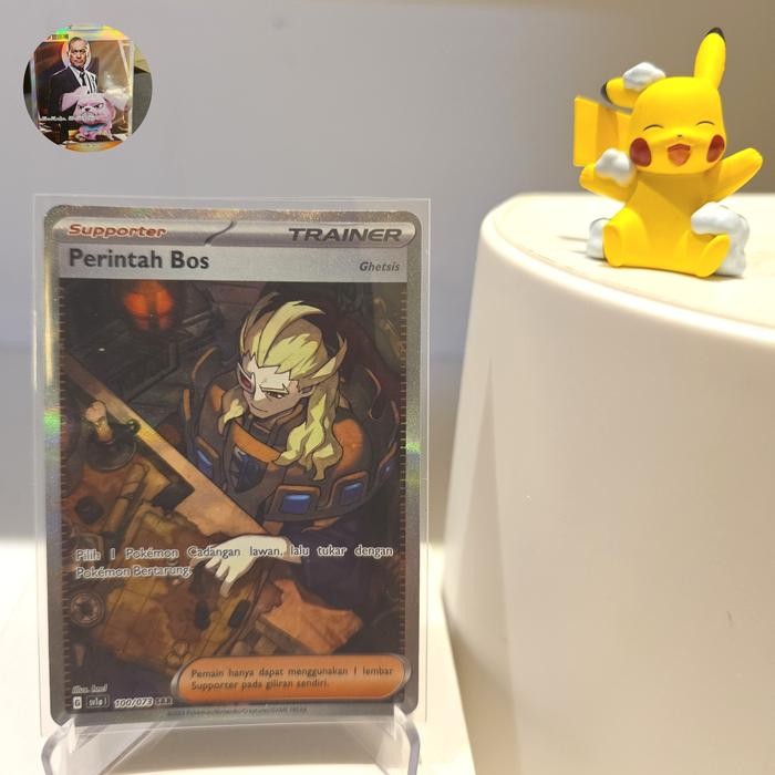 Perintah Bos Sar violet sv1v kartu pokemon tcg indo
