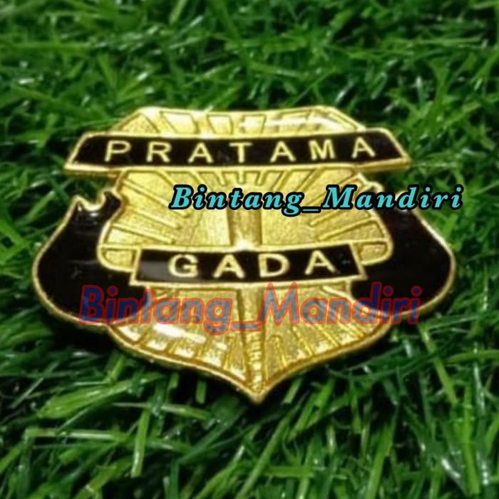 ASLI Pin Gada Pratama security satpam Kuningan Cor Tebal Peniti PREMIUM READY STOCK
