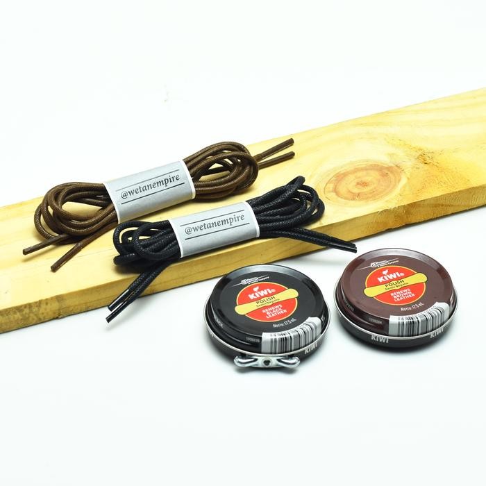 SEMIR SEPATU KULIT KIWI GOSOK ORIGINAL HITAM COKLAT NETRAL