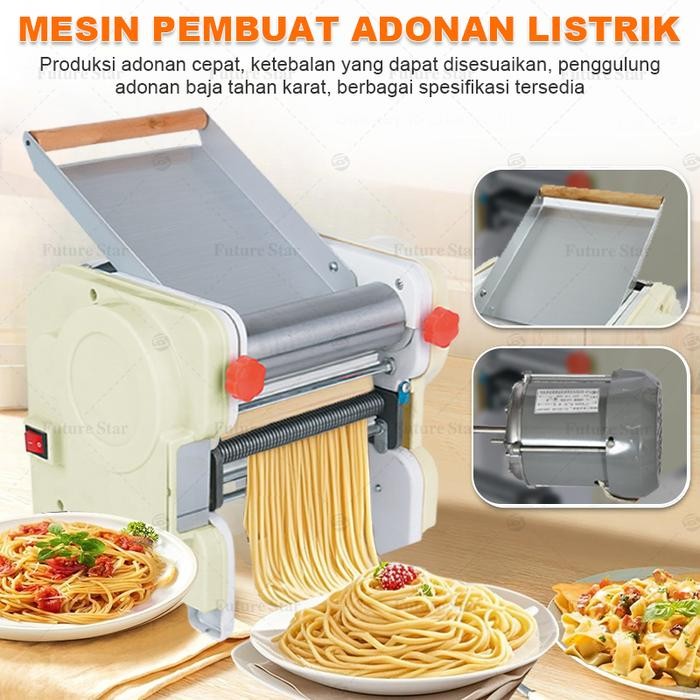 TERMURAH Mesin Penggiling Mie / Alat Gilingan Mie Listrik / Noodle Maker 160mm 200mm DJJ-160 DJJ-200