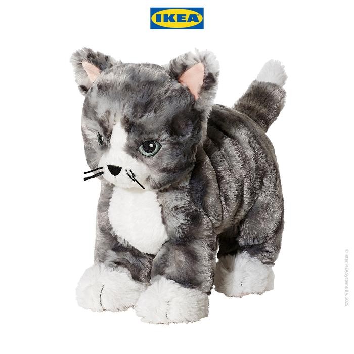 Ikea Lilleplutt Boneka Kucing 26 Cm Bahan Poliester Promo 