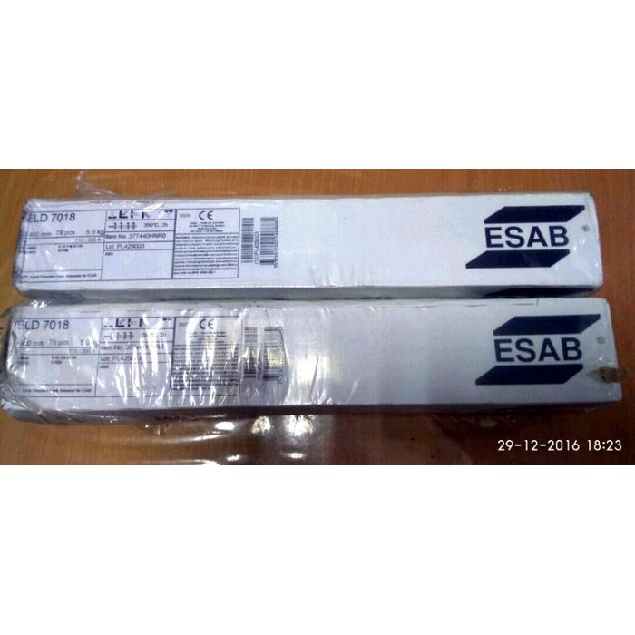 Kawat Las ESAB WELD 7018 4,0mm - AWS E7018
