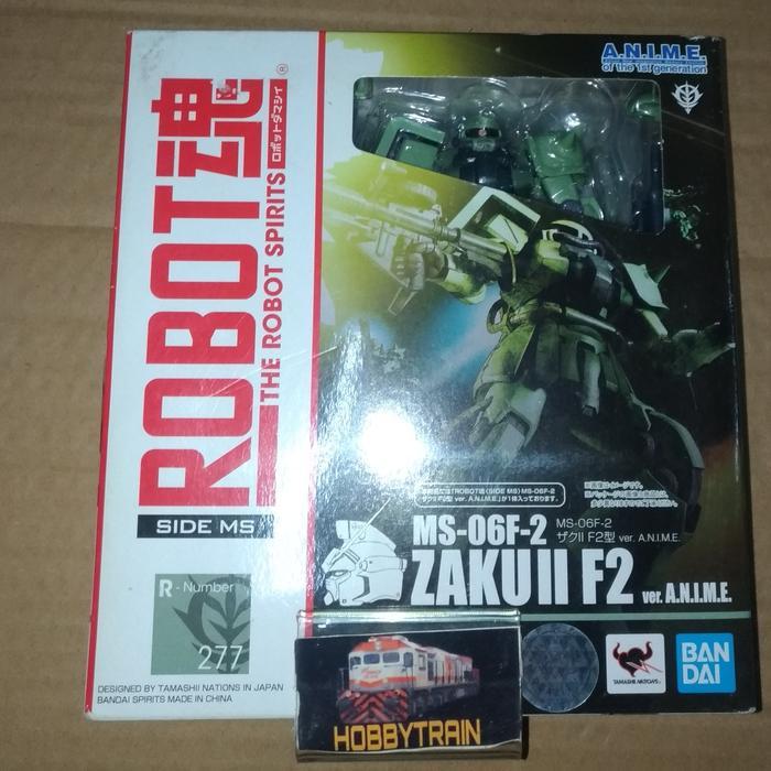 HOT SALE ROBOT SPIRITS MS-06F-2 ZAKU II F2 VER ANIME FIGURE TERMURAH