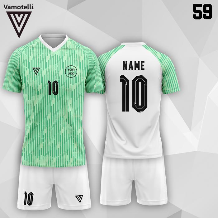 Baju Bola Stelan Futsal Bola Jersey - Vamotelli (Design Sublim #45)