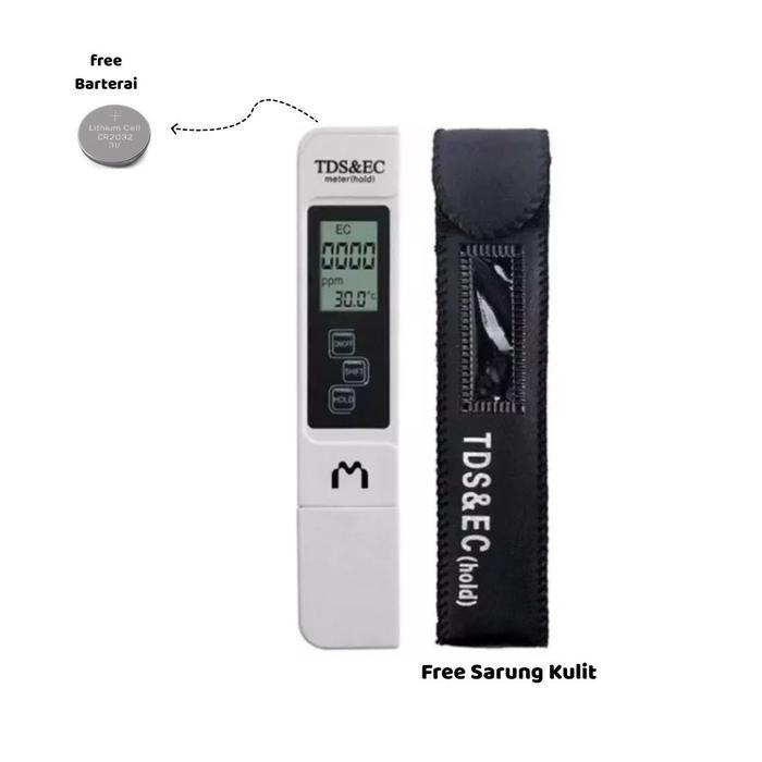 SALE  Mediatech TDS Dan EC Meter Alat Ukur Hidroponik / Tds & EC Meter ORIGINAL