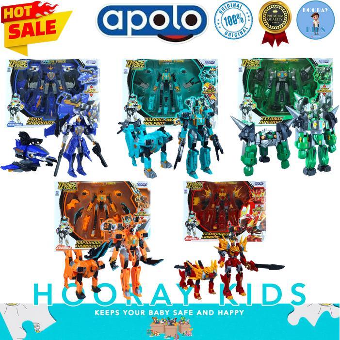 Mainan Robot Transformers Ultraman Dragon Force Original Edukasi Anak